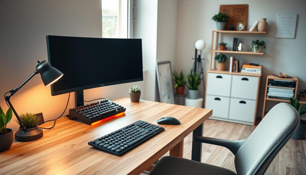 como organizar um setup sem gastar muito