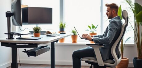como montar um setup ergonômico para trabalhar com mais conforto