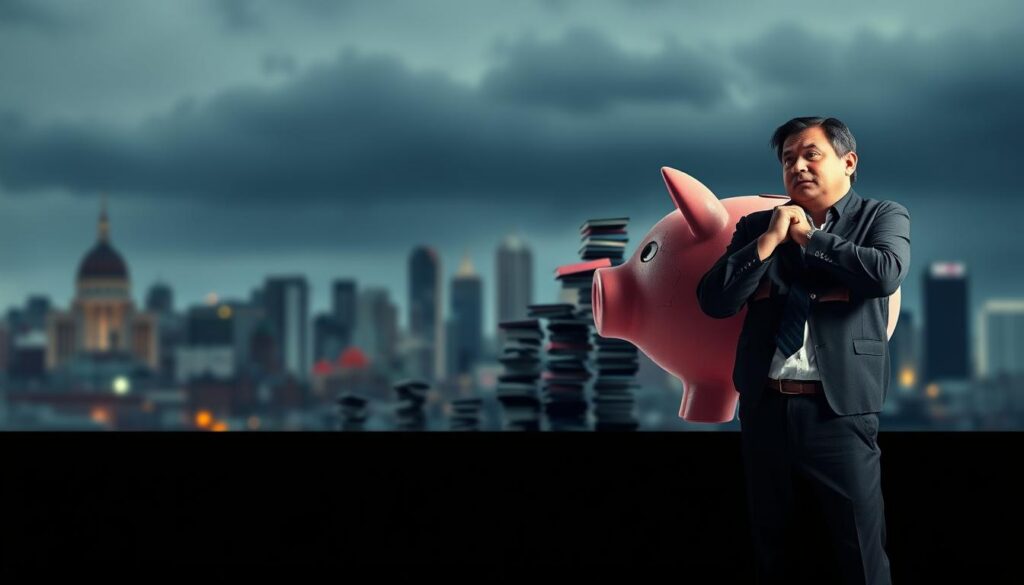 A falha na diversificação de investimentos