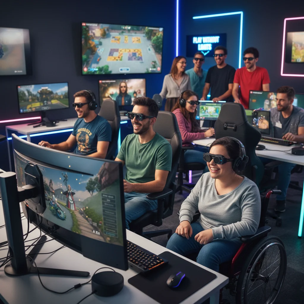 Diverse gamers using eye-tracking for accessible gaming