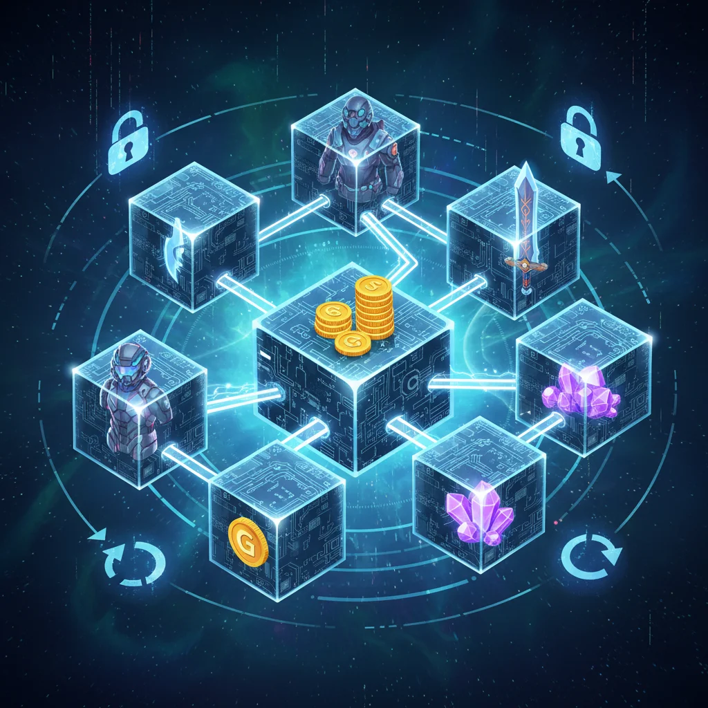 Blockchain network securing digital gaming assets and transactions