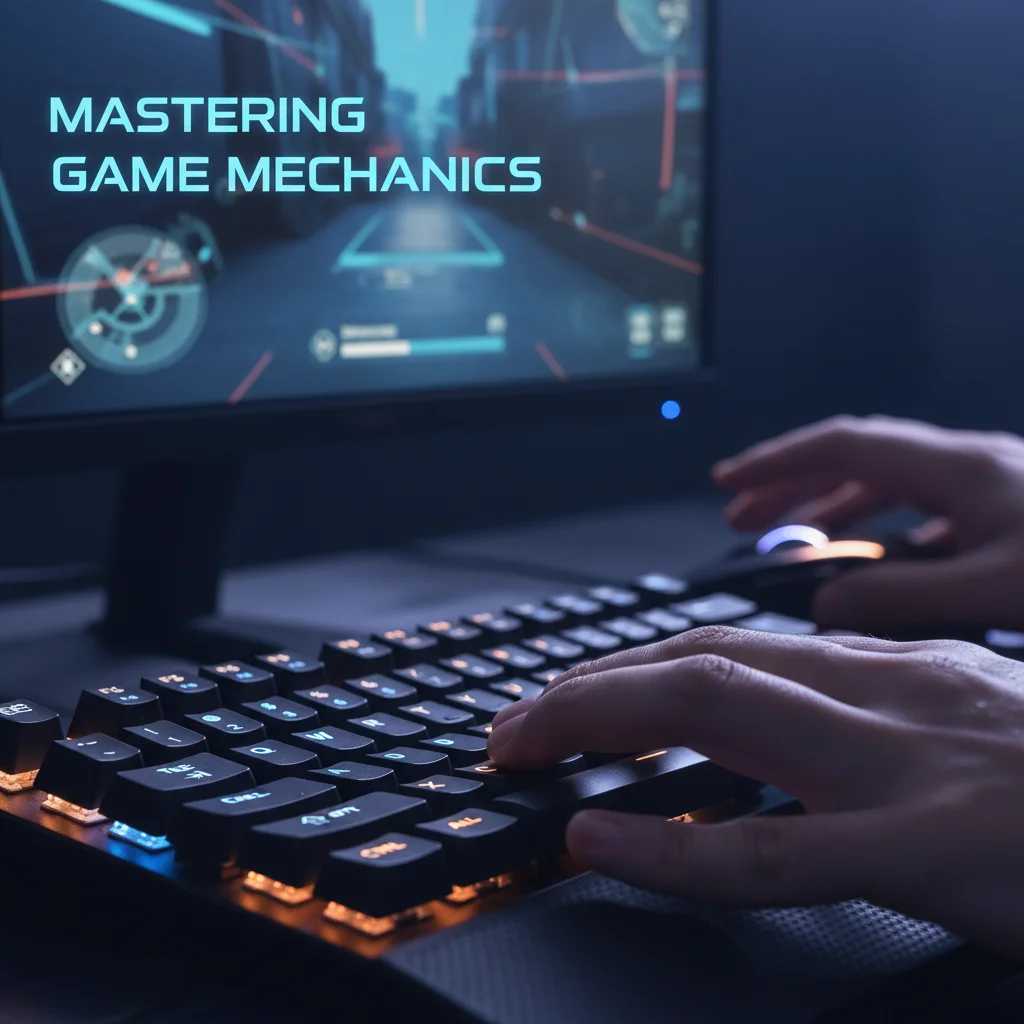 Hands on a gaming controller, demonstrating precise control and focus on game mechanics.