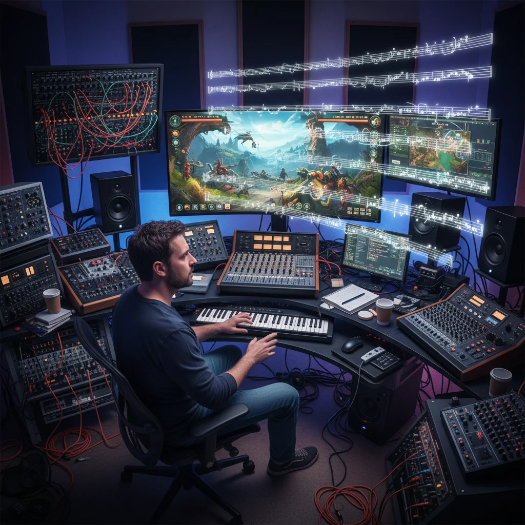 Music producer inspired by video game sound design and soundtracks for new compositions.
