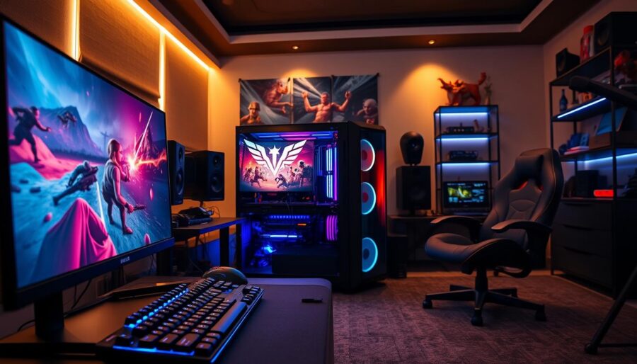 Melhores equipamentos para montar um setup gamer bonito e funcional