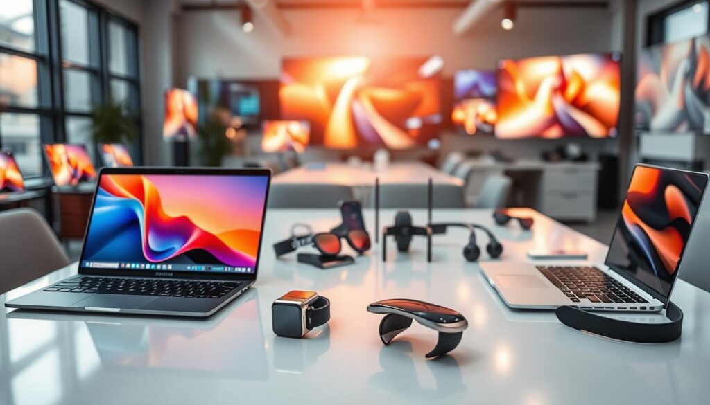 análise detalhada de gadgets, laptops e wearables