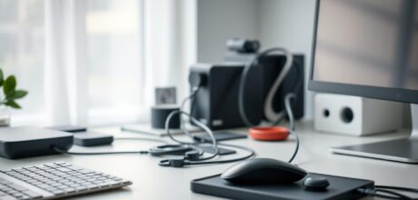 Ideias para organizar cabos e acessórios no setup de forma fácil
